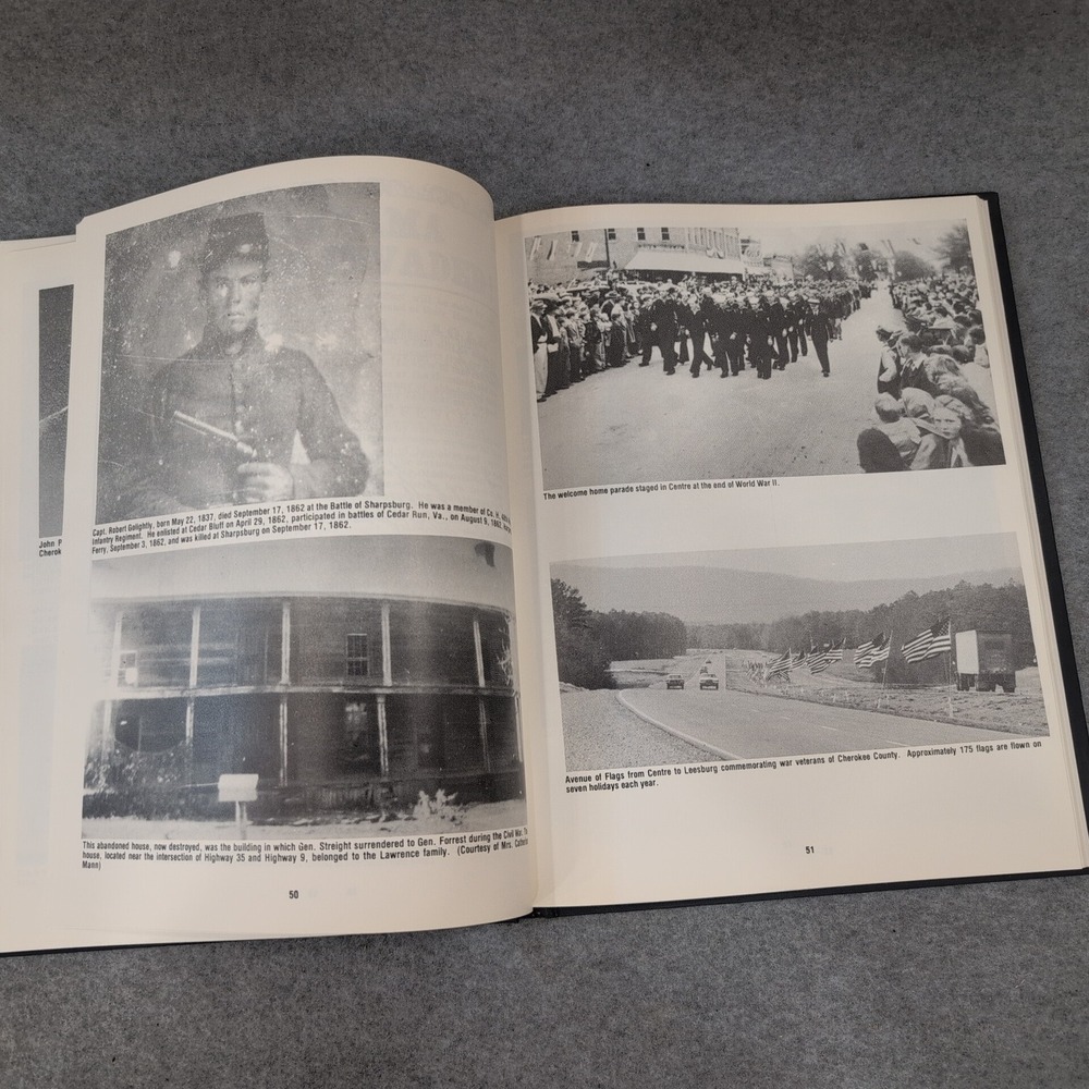 Cherokee County Alabama A Pictorial History 1836-1986 Hardcover Book Centre - Picture 4 of 6